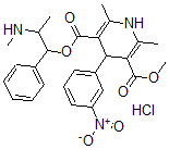 CAS#: 126254-02-2, O5-Methyl O3-(2-Methylamino-1-Phenylpropyl) 2,6-Dimethyl-4-(3-Nitrophenyl)-1,4-Dihydropyridine-3,5-Dicarboxylate Hydrochloride
