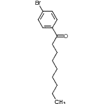 CAS 登录号：126334-26-7， 1-(4-溴苯基)-1-壬酮