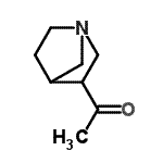CAS#: 126343-99-5, 1-(1-Azabicyclo[2.2.1]Hept-3-Yl)Ethanone