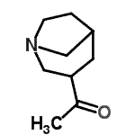 CAS#: 126344-08-9, 1-(1-Azabicyclo[3.2.1]Oct-3-Yl)Ethanone