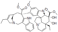 CAS#: 126347-74-8, O4-Deacetyl-3',4'-Didehydro-4'-Deoxy-C'-Norvincaleukoblastine