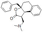 CAS#: 126348-55-8, (1S,3aR,9bR)-1-(Dimethylaminomethyl)-3a-(Phenylmethyl)-1,4,5,9b-Tetrahydronaphtho[4,3-d]Furan-2-One