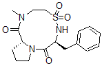 CAS 登录号：126370-66-9， (7S,12aR)-2-甲基-5,5-二氧代-7-(苯基甲基)-3,4,6,7,10,11,12,12a-八氢吡咯并[1,2-e][1,2,5,8]硫杂三氮杂环癸烷-1,8-二酮