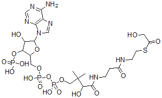 CAS#: 1264-31-9, Coenzyme A S-(hydroxyacetate)