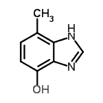 CAS#: 126462-95-1, 4-Methyl-1H-Benzimidazol-7-Ol