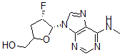 CAS 登录号：126502-17-8， [(4S,5R)-4-氟-5-(6-甲基氨基嘌呤-9-基)四氢呋喃-2-基]甲醇