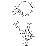 CAS#: 126602-89-9, N-{(6S,9S,10R,13S,18R,22S,24aS)-18-{[(3S)-1-Azabicyclo[2.2.2]Oct-3-Ylsulfanyl]Methyl}-22-[4-(Dimethylamino)Benzyl]-6-Ethyl-10,23-Dimethyl-5,8,12,15,17,21,24-Heptaoxo-13-Phenyldocosahydro-12H-Pyrido[2, 1-F]Pyrrolo[2,1-L][1,4,7,10,13,16]Oxapentaazacyclononadecin-9-Yl}-3-Hydroxy-2-Pyridinecarboxamide - (6R,7S,10R,11R,12Z,17Z,19Z,21S)-6-{[2-(Diethylamino)Ethyl]Sulfonyl}-21-Hydroxy-10-Isopropyl-11,19-Di Methyl-9,26-Dioxa-3,15,28-Triazatricyclo[23.2.1.0<Sup>3,7</Sup>]Octacosa-1(27),12,17,19,25(28)-Pentaene-2,8,14,23-Tetrone (1:1)