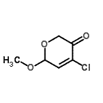 CAS#: 126641-76-7, 4-Chloro-6-Methoxy-2H-Pyran-3(6H)-One