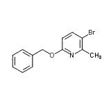 CAS 登录号：126717-60-0， 6-(苄氧基)-3-溴-2-甲基吡啶
