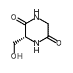 CAS#: 126766-09-4, (3R)-3-(Hydroxymethyl)Piperazine-2,5-Dione