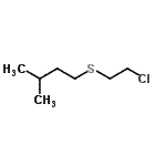 CAS#: 126823-30-1, 1-[(2-Chloroethyl)Sulfanyl]-3-Methylbutane