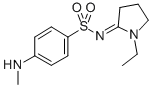 CAS 登录号:126826-54-8, (NZ)-N-(1-乙基吡咯烷-2-亚基)-4-甲基氨基苯磺酰胺
