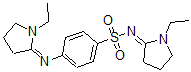 CAS 登录号：126826-74-2， (NZ)-N-(1-乙基吡咯烷-2-亚基)-4-[(1-乙基吡咯烷-2-亚基)氨基]苯磺酰胺