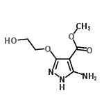 CAS#: 126865-27-8, Methyl 5-Amino-3-(2-Hydroxyethoxy)-1H-Pyrazole-4-Carboxylate