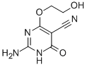 CAS#: 126865-37-0, 2-Amino-1,6-Dihydro-4-(2-Hydroxyethoxy)-6-Oxo-5-Pyrimidinecarbonitrile