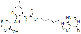 CAS#: 126869-52-1, (2R)-2-[[(2S)-4-Methyl-2-[5-(6-Oxo-3H-Purin-9-Yl)Pentoxycarbonylamino]Pentanoyl]Amino]-3-Methylsulfanylpropanoic Acid