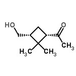 CAS 登录号：126892-32-8， 1-[(1S,3R)-3-(羟基甲基)-2,2-二甲基环丁基]乙酮