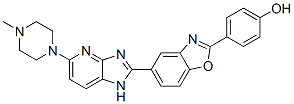 CAS#: 126898-32-6, 4-(5-(5-(4-Methyl-1-Piperazinyl)-1H-Imidazo(4,5-b)Pyridin-2-Yl)-2-Benzoxazolyl)Phenol