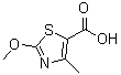 CAS#: 126909-38-4, 2-Methoxy-4-Methyl-1,3-Thiazole-5-Carboxylic Acid