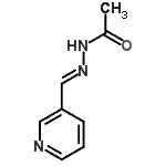 CAS 登录号：126937-14-2， N'-[(E)-3-吡啶基甲基烯]乙酰肼