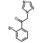 CAS 登录号：126961-71-5， 1-(2-溴苯基)-2-(1H-1,2,4-三唑-1-基)乙酮