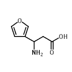 CAS#: 127024-32-2, 3-Amino-3-(3-Furyl)Propanoic Acid