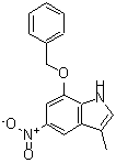 CAS 登录号：127028-21-1， 7-(苄氧基)-3-甲基-5-硝基-1H-吲哚