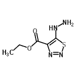 CAS#: 127045-24-3, Ethyl 5-Hydrazino-1,2,3-Thiadiazole-4-Carboxylate