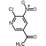 CAS#: 127356-40-5, 1-(6-Chloro-5-Nitro-3-Pyridinyl)Ethanone