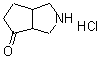 CAS#: 127430-46-0, 2,3,3A,5,6,6alpha-Hexahydro-1H-Cyclopenta[c]Pyrrol-4-One Hydrochloride