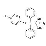 CAS#: 127481-94-1, (4-Bromophenoxy)(2-Methyl-2-Propanyl)Diphenylsilane