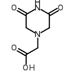 CAS#: 127510-13-8, (3,5-Dioxo-1-Piperazinyl)Acetic Acid