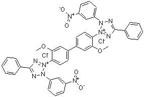 CAS#: 127615-60-5, 3,3'-(3,3'-Dimethoxy-4,4'-Biphenyldiyl)Bis[2-(3-Nitrophenyl)-5-Phenyl-2H-Tetrazol-3-Ium] Dichloride