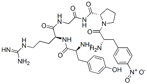 CAS#: 127627-13-8, (2S)-N-[2-[[(2S)-2-[[(2R)-2-Amino-3-(4-Hydroxyphenyl)Propanoyl]Amino]-5-(Diaminomethylideneamino)Pentanoyl]Amino]Acetyl]-1-[(2S)-2-Amino-3-(4-Nitrophenyl)Propanoyl]Pyrrolidine-2-Carboxamide