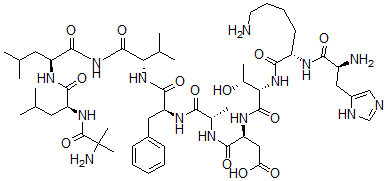 CAS#: 127627-57-0, alanyl(5)-aminoisobutyryl(8)-leucine(10)-Neurokinin A