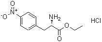 CAS#: 127641-82-1, Ethyl 4-Nitrophenylalaninate Hydrochloride (1:1)