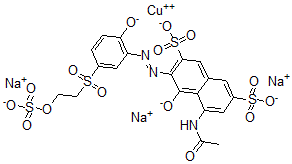 CAS 登录号：12769-08-3， C.I.活性紫4