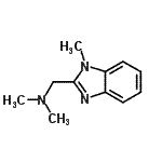 CAS 登录号：127702-96-9， N,N-二甲基-1-(1-甲基-1H-苯并咪唑-2-基)甲胺