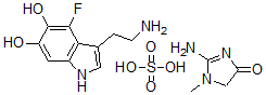CAS 登录号:127709-37-9, 5,6-二羟基-4-氟色胺肌酐