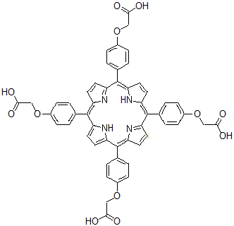 CAS#: 127812-08-2, 2,2',2'',2'''-[5,10,15,20-Porphyrintetrayltetrakis(4,1-Phenyleneoxy)]Tetraacetic Acid