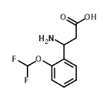 CAS#: 127842-69-7, 3-Amino-3-[2-(Difluoromethoxy)Phenyl]Propanoic Acid