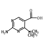 CAS#: 127958-04-7, 2-Amino-4-(2-Methyl-2-Propanyl)-5-Pyrimidinecarboxylic Acid