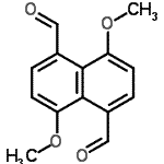 CAS#: 128038-44-8, 4,8-Dimethoxy-1,5-Naphthalenedicarbaldehyde
