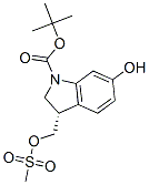 CAS#: 128049-51-4, Tert-Butyl (3S)-6-Hydroxy-3-(Methylsulfonyloxymethyl)-2,3-Dihydroindole-1-Carboxylate