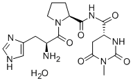 CAS#: 128111-67-1, (R)-N-((Hexahydro-1-Methyl-2,6-Dioxo-4-Pyrimidinyl)Carbonyl)-L-Histidyl-L-Prolinamide Hydrate
