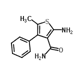 CAS#: 128118-34-3, 2-Amino-5-Methyl-4-Phenyl-3-Thiophenecarboxamide