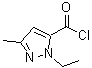 CAS#: 128249-59-2, 1-Ethyl-3-Methyl-1H-Pyrazole-5-Carbonyl Chloride
