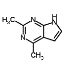 CAS 登录号：128266-84-2， 2,4-二甲基-7H-吡咯并[2,3-d]嘧啶