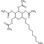 CAS 登录号：128299-96-7， 辛基2,3,4,6-四-O-乙酰基吡喃己糖苷