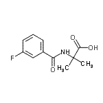 CAS#: 128396-74-7, N-(3-Fluorobenzoyl)-2-Methylalanine